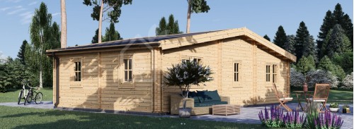 Жилой сруб FILL S (34+34 мм + утеплитель), 60 м²