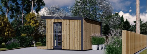 Подставка для садового офиса EVELIN (34 мм + облицовка), 3x3 м (10#039; x 10#039;), 9 м²
