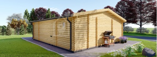 Садовая студия MILA (44 мм), 8x7 м (26#039;x23#039;), 56 м²