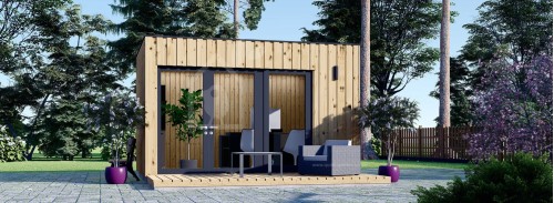 Garden Office PREMIUM (SIP Paneller), 4.1x2.4 m (14'x8'), 10 m²