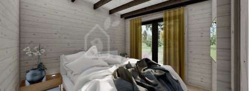 Granny Annexe PREMIUM (34 mm + Cladding), 6x5 m (20'x16'), 30 m²