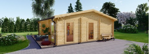 Садовая студия MILA (44 мм), 8x7 м (26#039;x23#039;), 56 м²
