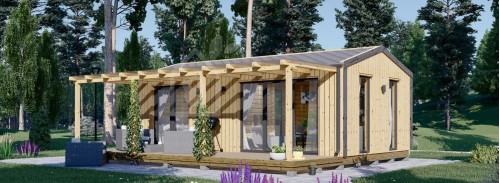 Пристройка Granny DIANA Modern M (34 мм + облицовка), 7,5x4,2 м (25#039;x14#039;), 26 м²