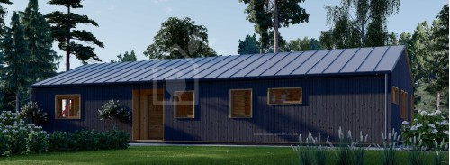 Бревенчатый Дом ЭЛИЗА (44 мм + обшивка), 115 м²