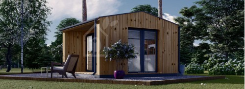 Bahçe Ofis Odası TINA (Yalıtımlı, 34 + Kaplama), 4x4 m (13'x13'), 12 m²