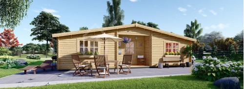 Бревенчатый Дом FILL (44 мм), 60 м²