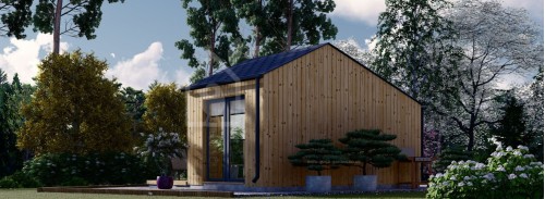 Garden Cabin TONIA (34 mm + Cladding), 5x3 m, 15 m²