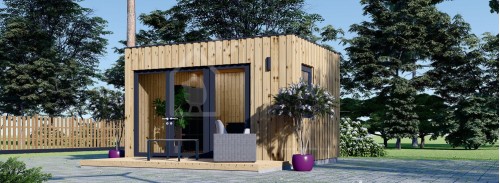 Garden Office PREMIUM (SIP Paneller), 4.1x2.4 m (14'x8'), 10 m²