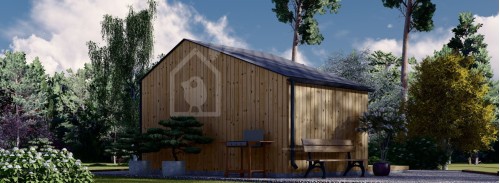 Garden Cabin TONIA (34 mm + Cladding), 5x3 m, 15 m²