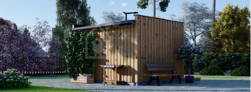 Garden Office PREMIUM (SIP Paneller), 4.1x2.4 m (14'x8'), 10 m²
