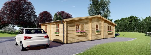 Log Cabin House FILL (44 mm), 60 m²