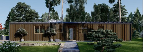 Бревенчатый Дом ЗОЭ (44 мм + обшивка), 96 м²